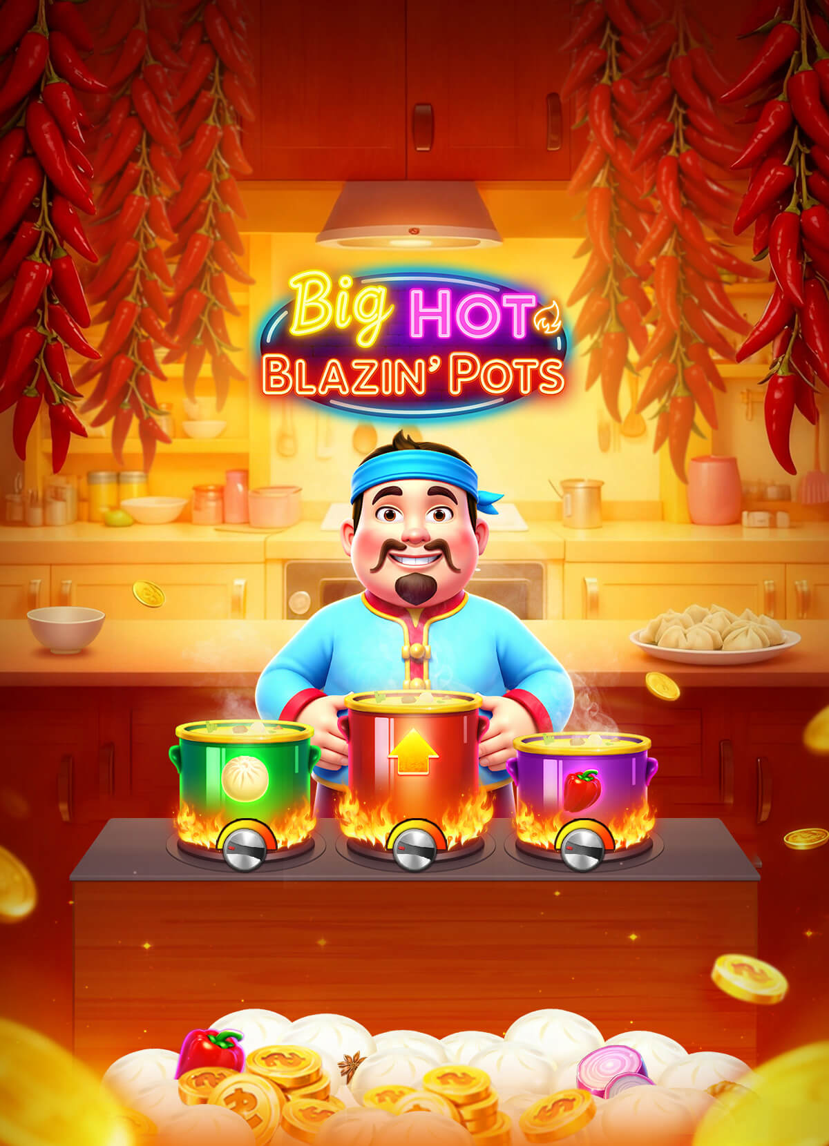 BIG HOT BLAZIN' POTS free slot machine game — Jackpot Saga Casino